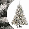 vidaXL Uměl&yacute; v&aacute;nočn&iacute; stromek s v&aacute;nočn&iacute;mi koulemi 120 cm 150 LED