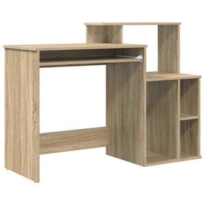 vidaXL Stůl Sonoma dub 120,5 x 44 x 88,5 cm Kompozitn&iacute; dřevo
