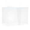 vidaXL Mosquito Net pro postel 156 s&iacute;ť 3 pcs B&iacute;l&aacute; Polyester
