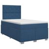 vidaXL Postel boxspring s matrac&iacute; Modr&aacute; 120 x 200 cm Textil