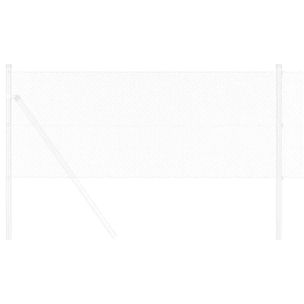 vidaXL Hexagonální oplocení Stříbrná 0,6 x 100 m Pozinkovaná ocel