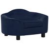 vidaXL Pohovka pro psy modr&aacute; 67 x 47 x 36 cm ply&scaron;