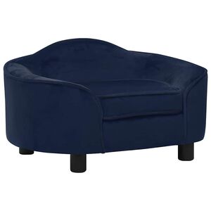 vidaXL Pohovka pro psy modr&aacute; 67 x 47 x 36 cm ply&scaron;