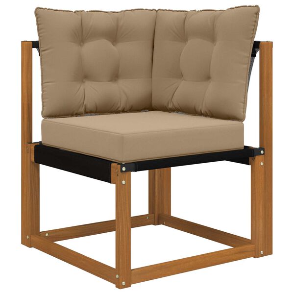 vidaXL Venkovn&iacute; pol&scaron;t&aacute;ř na pohovku 3 pcs Taupe Polyester