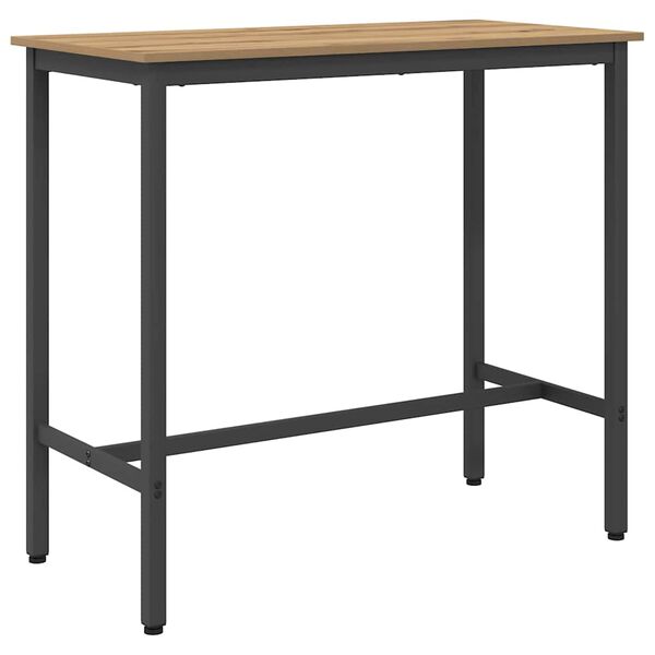 vidaXL stůl Artisanov&yacute; dub 100 x 50 x 90,5 cm Inžen&yacute;rsk&eacute; dřevo a ocel