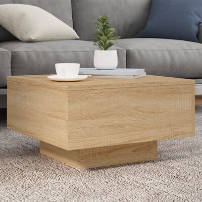 vidaXL Konferenční stolek dub sonoma 55 x 55 x 31 cm kompozitní dřevo