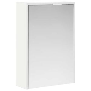 vidaXL Koupelnov&aacute; zrcadlov&aacute; skř&iacute;ň B&iacute;l&aacute; 43 x 16 x 62,5 cm