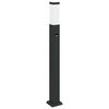 vidaXL Sloupkov&eacute; sv&iacute;tidlo se senzorem 80 cm čern&eacute; IP44