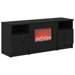 vidaXL Elektrick&yacute; krb Čern&yacute; dub 98 x 28,5 x 40,5 cm Kompozitn&iacute; dřevo
