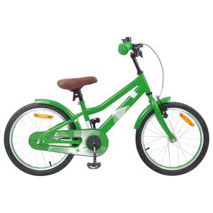 vidaXL Dětsk&eacute; Kolo 18 palců pro 5-7 let Zelen&aacute;