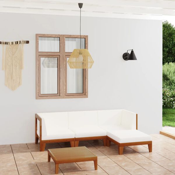 vidaXL 5d&iacute;ln&aacute; zahradn&iacute; sedac&iacute; souprava s podu&scaron;kami masivn&iacute; ak&aacute;cie