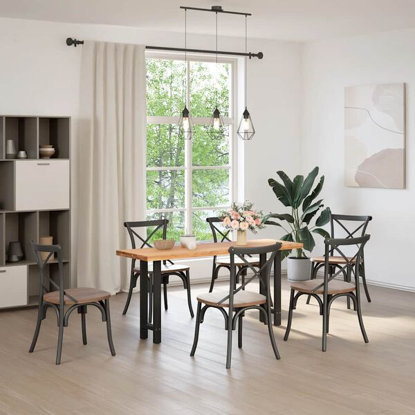 vidaXL Nohy konzolov&eacute;ho stolku čern&eacute; 2 ks 28 x (72-73) cm ocelov&eacute;