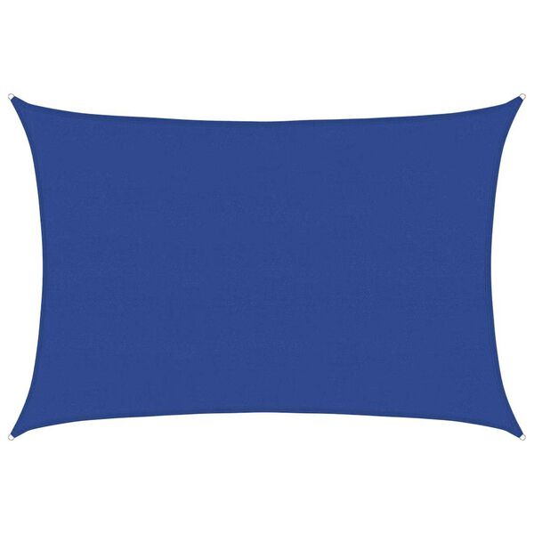 vidaXL Plachta proti slunci 160 g/m&sup2; obd&eacute;ln&iacute;k modr&aacute; 5 x 6 m HDPE