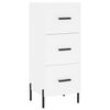 vidaXL Skř&iacute;ň highboard b&iacute;l&aacute; 34,5 x 34 x 180 cm kompozitn&iacute; dřevo