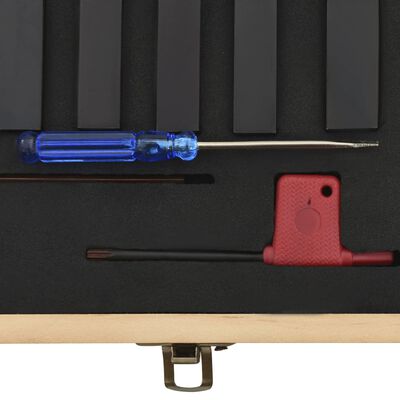 vidaXL 12dílné nože s vyměnitelnými plátky pro soustruh 12x12 mm 80 mm