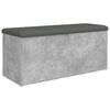 vidaXL &Uacute;ložn&aacute; lavice betonově &scaron;ed&aacute; 102 x 42 x 45 cm kompozitn&iacute; dřevo