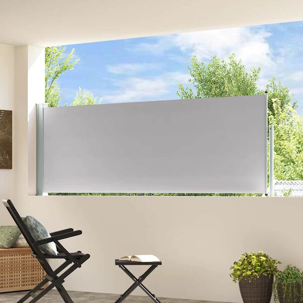 vidaXL Zatahovac&iacute; bočn&iacute; mark&yacute;za/z&aacute;stěna na terasu 100 x 300 cm &scaron;ed&aacute;