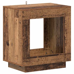 vidaXL Bočn&iacute; stůl Star&eacute; dřevo 60 x 40 x 65 cm Kompozitn&iacute; dřevo