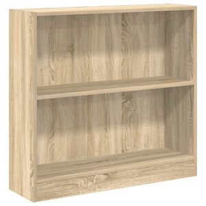 vidaXL Knihovna dub sonoma 80x24x75 cm kompozitn&iacute; dřevo