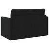 vidaXL Pohovka na span&iacute; 110cm Čern&aacute; textil