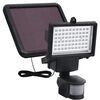 vidaXL Zahradn&iacute; sol&aacute;rn&iacute; LED reflektor s čidlem pohybu čern&yacute;