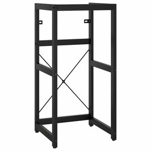vidaXL Koupelnov&yacute; reg&aacute;l pod umyvadlo čern&yacute; 40 x 38 x 83 cm železo
