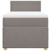 vidaXL Box spring postel s matrac&iacute; taupe 90x190 cm textil