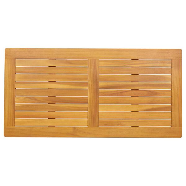 vidaXL Deska stolu Př&iacute;rodn&iacute; olej 100 x 50 x 2 cm Masivn&iacute; ak&aacute;tov&eacute; dřevo