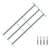 vidaXL Bezpečnostn&iacute; mř&iacute;ž na okna se 3 př&iacute;čkami 3 ks 630-1140 mm