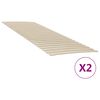 vidaXL N&aacute;hradn&iacute; lamely k posteli s 48 lamelami 2 ks 80x200 cm