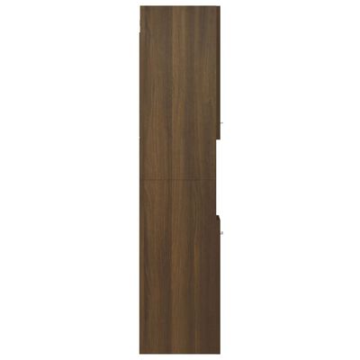 vidaXL Koupelnová skříňka hnědý dub 30 x 30 x 130 cm kompozitní dřevo