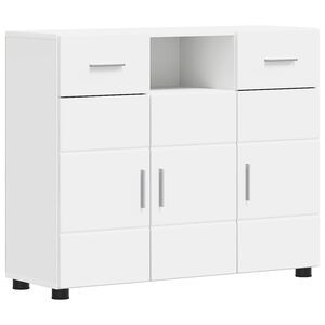 vidaXL Dřevěn&aacute; skř&iacute;ň B&iacute;l&aacute; 88,5 x 30,5 x 73 cm kompozitn&iacute; dřevo