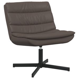 vidaXL Otočn&aacute; židle Hněd&aacute; 63 x 75 x 76 cm Leskl&yacute; PU