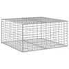 vidaXL Gabionov&yacute; ko&scaron; s v&iacute;kem 100 x 100 x 50 cm pozinkovan&eacute; železo
