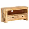 vidaXL TV stolek 79 x 30 x 40 cm hrub&eacute; mangovn&iacute;kov&eacute; dřevo