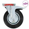 vidaXL 24 ks otočn&aacute; kolečka 200 mm