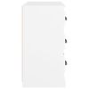 vidaXL Příborník bílý 70 x 35,5 x 67,5 cm kompozitní dřevo