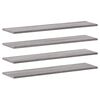 vidaXL N&aacute;stěnn&eacute; police 4 ks &scaron;ed&eacute; sonoma 80x20x1,5 cm kompozitn&iacute; dřevo