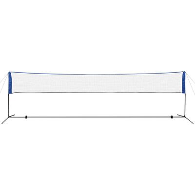 vidaXL Badmintonová síť s košíčky, 600x155 cm