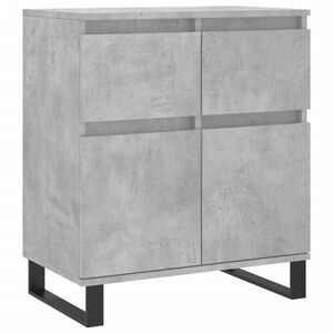 vidaXL Př&iacute;born&iacute;k betonově &scaron;ed&yacute; 60 x 35 x 70 cm kompozitn&iacute; dřevo