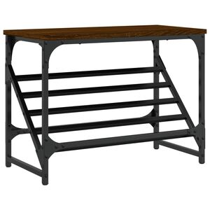 vidaXL Botn&iacute;k hněd&yacute; dub 60 x 30 x 45 cm kompozitn&iacute; dřevo