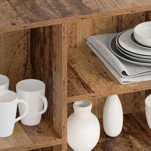 vidaXL Serv&iacute;rovac&iacute; skř&iacute;ň Star&eacute; dřevo 120 x 30 x 75 cm kompozitn&iacute; dřevo