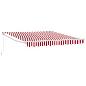 vidaXL Stahovac&iacute; mark&yacute;za Červen&aacute; a B&iacute;l&aacute; 300 x 250 cm