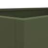 vidaXL Truhl&iacute;k olivově zelen&yacute; 62 x 40 x 39 cm ocel