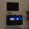 vidaXL TV wall cabinet Čern&yacute; dub 60 x 30 x 40 cm kompozitn&iacute; dřevo