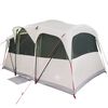 vidaXL Rodinn&yacute; stan 435 x 255 x 216 cm Polyester a ocel B&iacute;l&aacute; a zelen&aacute;