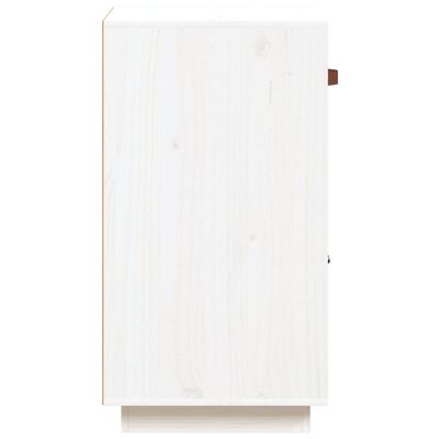 vidaXL Příborník bílý 34 x 40 x 75 cm masivní borové dřevo