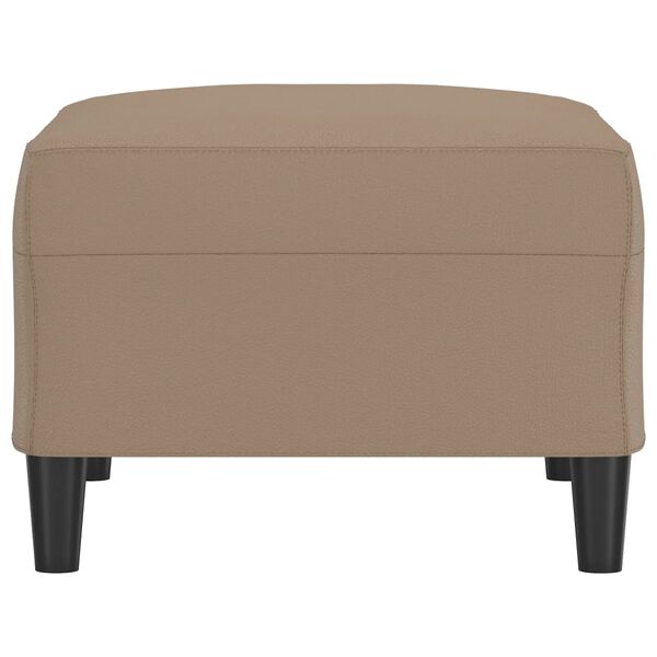 vidaXL Podnožka cappuccino 70x55x41 cm umělá kůže