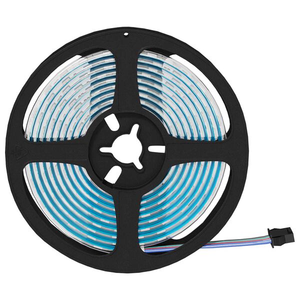 vidaXL LED p&aacute;s 4 pcs Čern&aacute; a průhledn&aacute; 210 x 0,8 x 0,3 cm Měď a plast