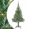 vidaXL Uměl&yacute; v&aacute;nočn&iacute; stromeček se sněhem a LED osvětlen&iacute;m 150 cm